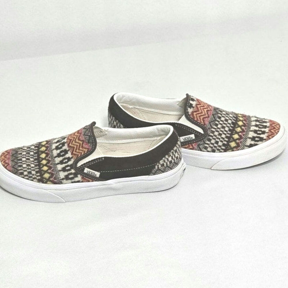 Vans Slip-On Patterned Canvas Shoes - Multicolor - Picture 5 of 9